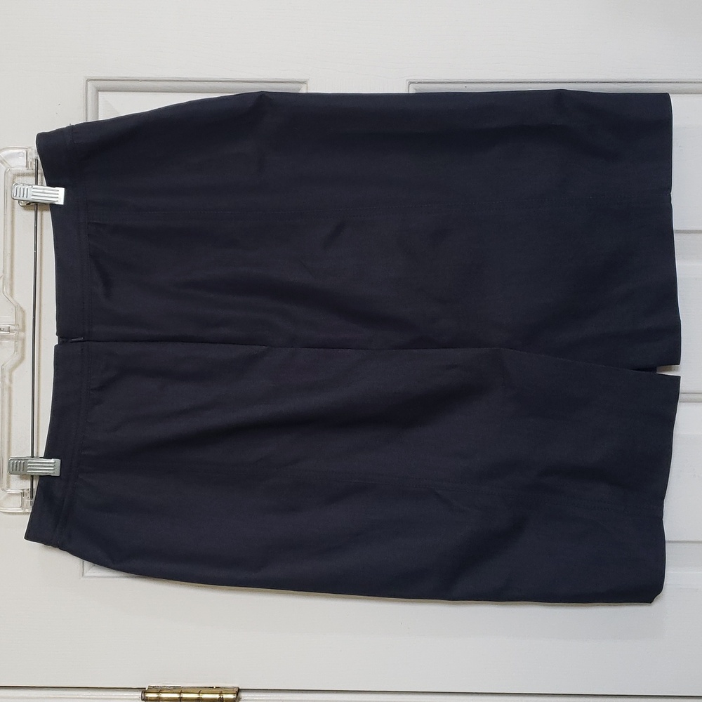 TALBOTS Dark Denim Lace‑Up Grommet Pencil Skirt SIZE 10 - Picture 12 of 14
